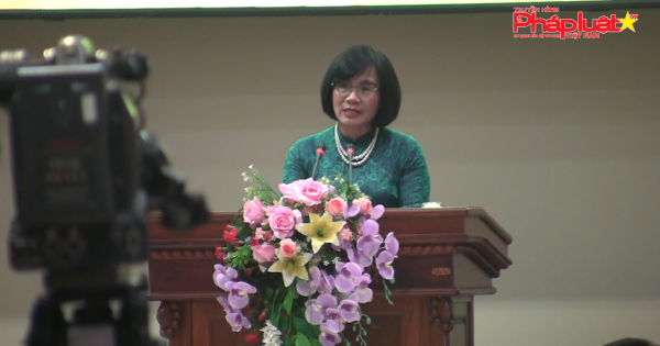 Thứ trưởng bộ tư pháp Đặng Thị Hoàng Oanh chủ trì tổng kết hội nghị thi đua ngành tư pháp khu vực Tây Nam Bộ 2019.