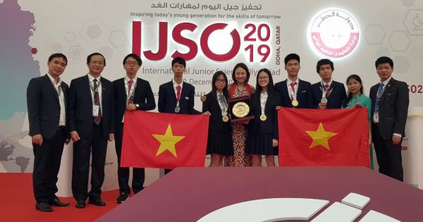 Việt Nam giành ba huy chương vàng Olympic Khoa học trẻ quốc tế