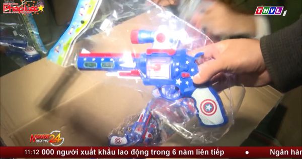 Công an TP Huế tạm giữ lô hàng hàng trăm súng nhựa, đồ chơi trẻ em nguy hiểm, bạo lực