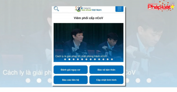 Bộ Y tế ra mắt trang tin điện tử và app về dịch bệnh nCoV