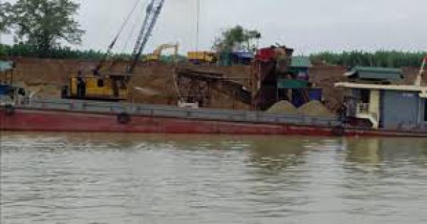 Phú Thọ: Khai thác cát trái phép, một cá nhân bị phạt hơn 650 triệu đồng