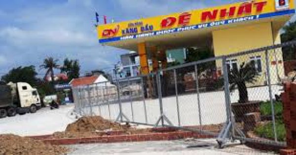 Bình Định: Doanh nghiệp xây cửa hàng xăng dầu sai phép bị phạt 40 triệu đồng