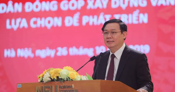 Quốc hội sắp miễn nhiệm chức vụ Phó thủ tướng của ông Vương Đình Huệ