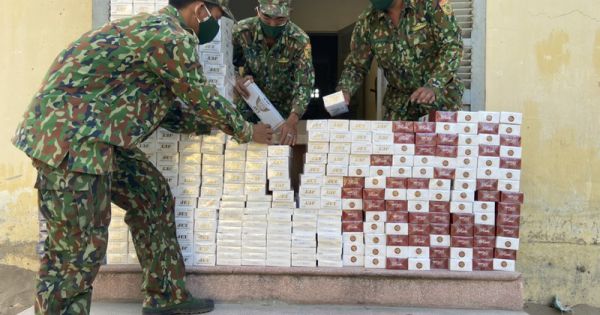 An Giang: Thu giữ gần 4.000 gói thuốc lá nhập lậu