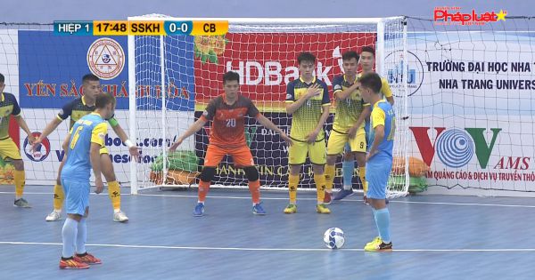 Giải futsal HDBank VĐQG 2020: Chủ nhà Khánh Hòa chật vật giành chiến thắng trước Cao Bằng