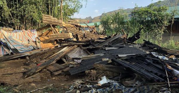 Tỉnh Lào Cai mưa lớn, dông lốc gây nhiều thiệt hại