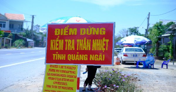 Tái kích hoạt chốt kiểm tra y tế ở cửa ngõ phía Bắc của tỉnh Quảng Ngãi