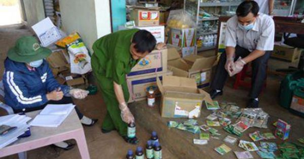 Phát hiện lượng lớn thuốc bảo vệ thực vật ngoài danh mục tại An Giang