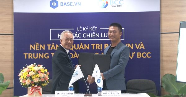 Công ty Cổ phần Nhân lực BCC ký hợp tác chiến lược với Base.vn
