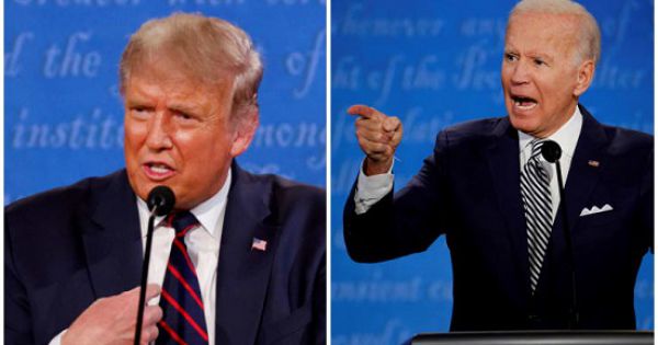 Trump - Biden sẽ bị tắt micro khi đối thủ tranh luận tại cuộc bầu cử Mỹ 2020