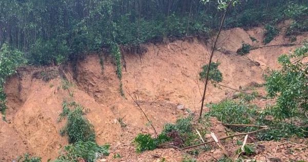 Lở đất vùi lấp lán trại của 4 người lên rừng tìm trầm, 1 người chết, 3 mất tích tại Quảng Bình
