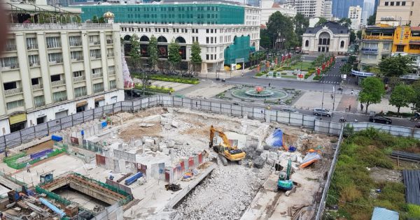 Dự kiến hoàn thành thi công tái lập ga Nhà hát Thành phố trước tết Nguyên đán