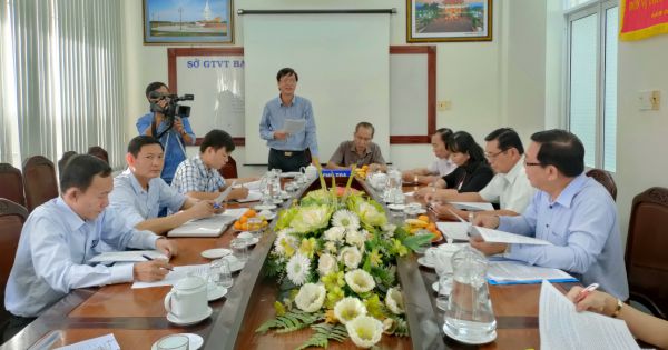 Đoàn giám sát HĐND tỉnh Bạc Liêu làm việc với Sở Giao thông vận tải & Sở Tài nguyên và Môi trường