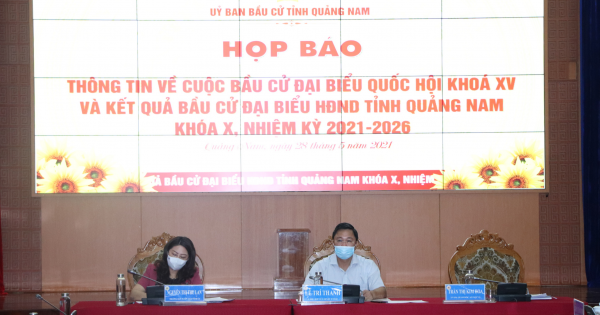 Quảng Nam công bố danh sách 57 đại biểu HĐND tỉnh