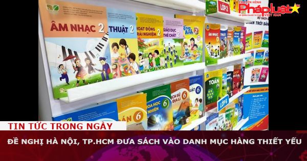 Đề nghị Hà Nội, TP.HCM đưa sách vào danh mục hàng thiết yếu