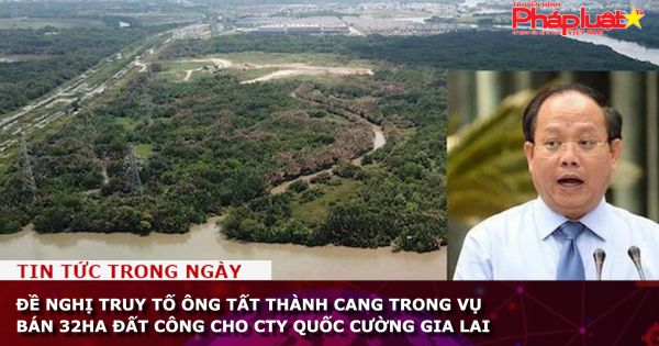 Đề nghị truy tố ông Tất Thành Cang trong vụ bán 32ha đất công cho Cty Quốc Cường Gia Lai