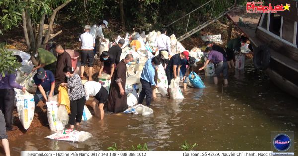Đồng Nai: Viện Chuyên Tu phối hợp với Ủy ban MTTQVN tỉnh Đồng Nai thả cá xuống Hồ Trị An