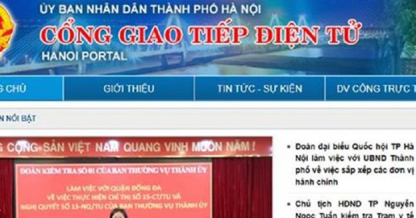 Cổng Giao tiếp điện tử Hà Nội sẽ được tổ chức lại thành Trung tâm Báo chí Thủ đô Hà Nội.