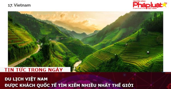 Du lịch Việt Nam được khách quốc tế tìm kiếm nhiều nhất thế giới