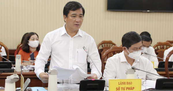 Thứ trưởng Bộ Tư pháp Nguyễn Thanh Tịnh làm việc tại tỉnh Bà Rịa – Vũng Tàu