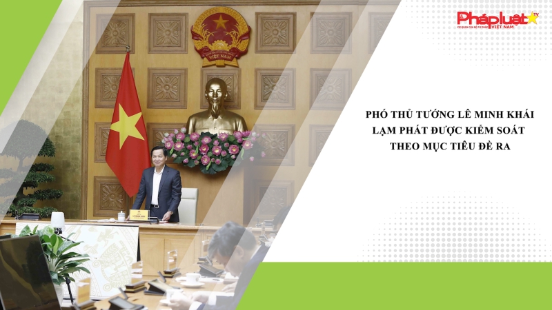 Phó Thủ tướng Lê Minh Khái: Lạm phát được kiểm soát theo mục tiêu đề ra
