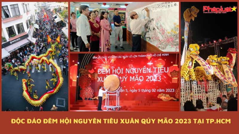 Độc đáo đêm hội Nguyên tiêu Xuân Qúy Mão 2023 tại TP.HCM