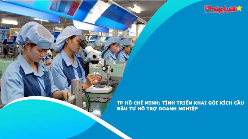 TP Hồ Chí Minh: Tính triển khai gói kích cầu đầu tư hỗ trợ doanh nghiệp
