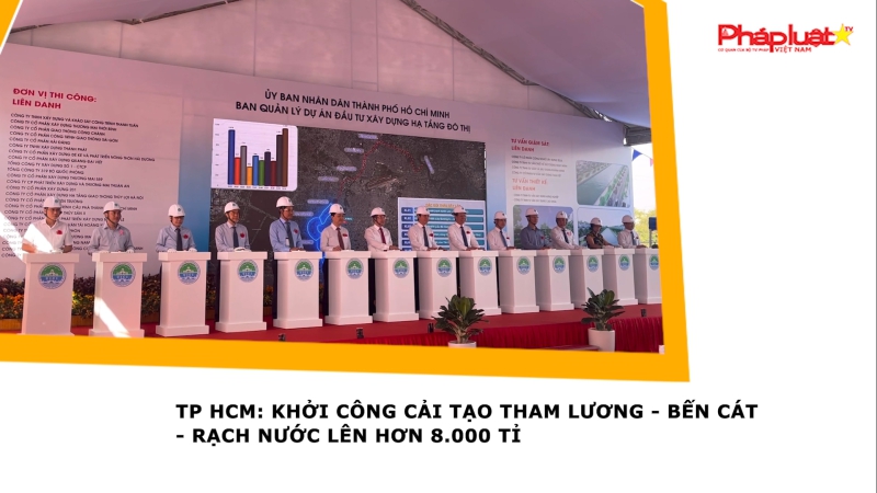 TP HCM: Khởi công cải tạo Tham Lương - Bến Cát - rạch Nước Lên hơn 8.000 tỉ