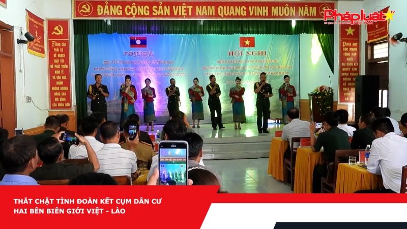 Thắt chặt tình đoàn kết cụm dân cư hai bên biên giới Việt - Lào