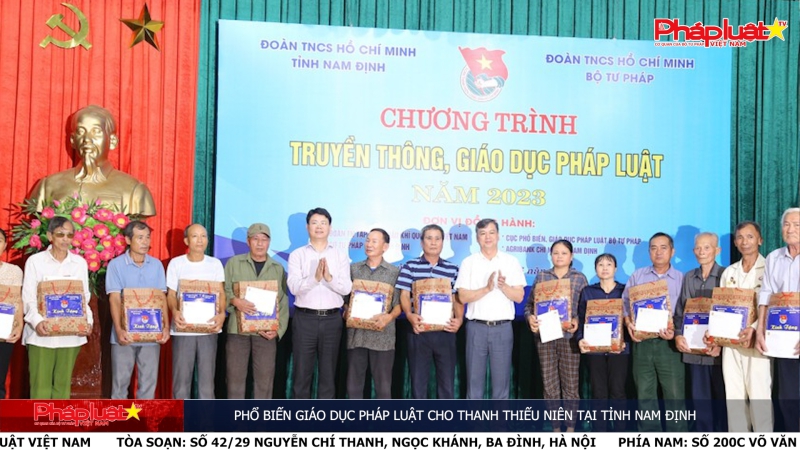 Phổ biến giáo dục pháp luật cho thanh thiếu niên tại tỉnh Nam Định
