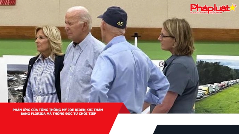 Phản ứng của Tổng thống Mỹ Joe Biden khi thăm bang Florida mà Thống đốc từ chối tiếp