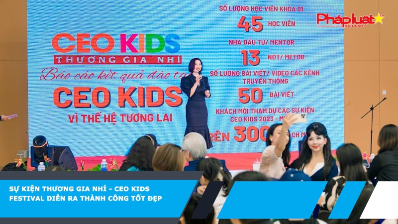 Doanh nghiệp & Hội nhập: Sự kiện Thương gia nhí - CEO KIDS Festival diễn ra thành công tốt đẹp