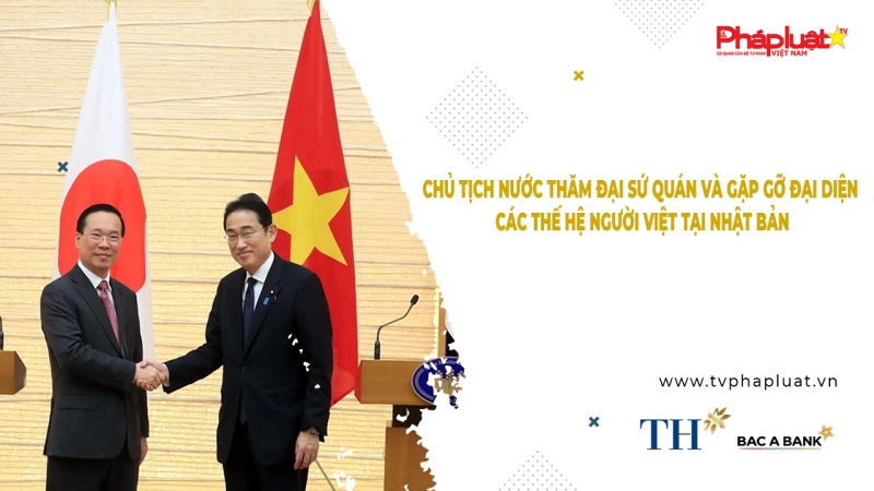 Bản tin Người Việt năm châu ngày 3/12/2023: Chủ tịch nước thăm Đại sứ quán và gặp gỡ đại diện các thế hệ người Việt tại Nhật Bản