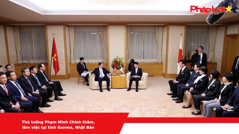 Thủ tướng Phạm Minh Chính thăm, làm việc tại tỉnh Gunma, Nhật Bản