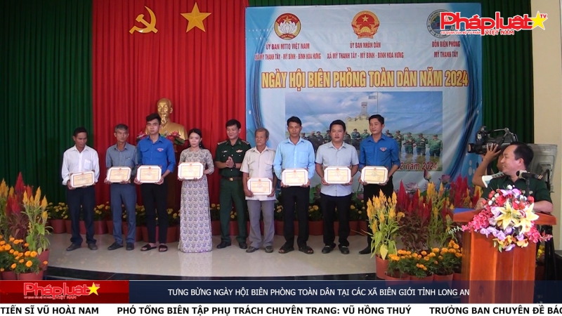 Tưng bừng Ngày hội Biên phòng toàn dân tại các xã biên giới tỉnh Long An